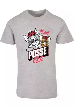 Футболка ABSOLUTE CULT "Мужская футболка ABSOLUTE CULT Tom and Jerry - Posse Cat ", серый