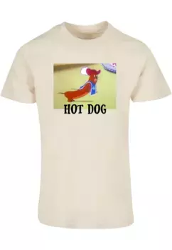 Футболка ABSOLUTE CULT "Мужская футболка ABSOLUTE CULT Tom and Jerry - Hot Dog", цвет Sand
