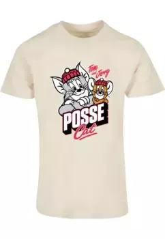 Футболка ABSOLUTE CULT "Мужская футболка ABSOLUTE CULT Tom and Jerry - Posse Cat ", цвет Sand