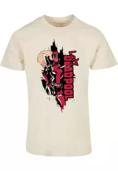 Футболка ABSOLUTE CULT "Мужская футболка ABSOLUTE CULT Deadpool - Lady Deadpool", цвет Sand