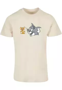 Футболка ABSOLUTE CULT "Мужская футболка ABSOLUTE CULT Tom and Jerry - Simple Heads", цвет Sand