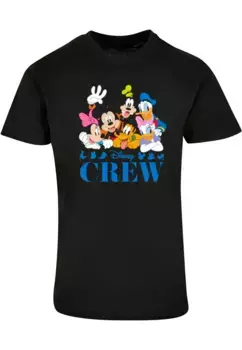 Футболка ABSOLUTE CULT "Мужская футболка ABSOLUTE CULT с Микки Маусом - Базовая футболка Disney Friends", черный