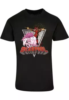 Футболка ABSOLUTE CULT "Мужская футболка ABSOLUTE CULT Deadpool - Rides a Unicorn ", черный
