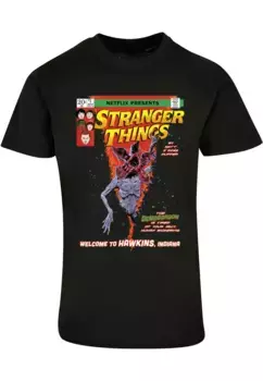 Футболка ABSOLUTE CULT "Мужская футболка ABSOLUTE CULT Stranger Things - футболка с обложкой комикса ", черный