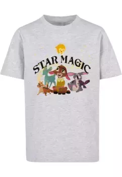 Футболка ABSOLUTE CULT "Мужская футболка ABSOLUTE CULT Kids Wish - базовая футболка Star Magic Group", серый
