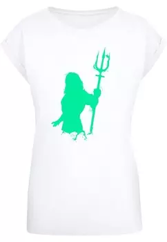 Футболка ABSOLUTE CULT Shirt Aquaman - Aqua Silhouette, белый