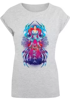 Футболка ABSOLUTE CULT Shirt Aquaman - Mega Dress, цвет grey/light grey