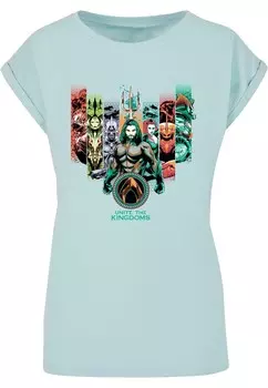 Футболка ABSOLUTE CULT Shirt Aquaman - Unite The Kingdoms, светло-синий