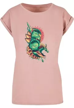 Футболка ABSOLUTE CULT Shirt Aquaman - Xebel Crest, темно-розовый