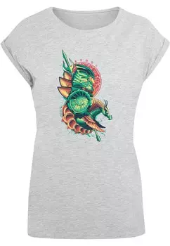 Футболка ABSOLUTE CULT Shirt Aquaman - Xebel Crest, светло-серый
