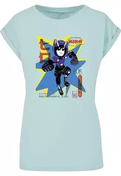 Футболка ABSOLUTE CULT Shirt Big Hero 6 - Hiro Manga, синий/светло-синий