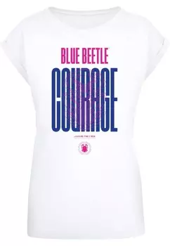 Футболка ABSOLUTE CULT Shirt Blue Beetle - Courage, белый