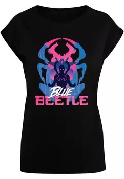 Футболка ABSOLUTE CULT Shirt Blue Beetle - Posing, черный