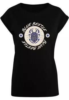 Футболка ABSOLUTE CULT Shirt Blue Beetle - Swirls, черный