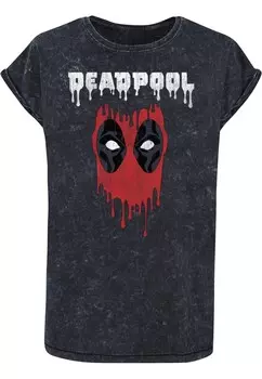 Футболка ABSOLUTE CULT Shirt Deadpool - Dripping Head, черный