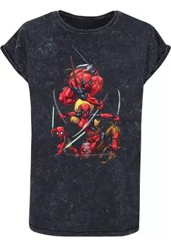 Футболка ABSOLUTE CULT Shirt Deadpool - Family Group Swords, черный