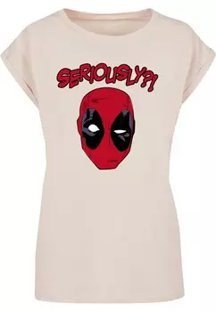 Футболка ABSOLUTE CULT Shirt Deadpool - Seriously, песочный
