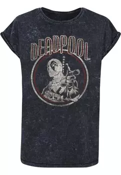 Футболка ABSOLUTE CULT Shirt Deadpool - Vintage Circle, черный