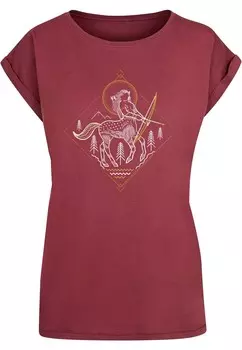 Футболка ABSOLUTE CULT Shirt Harry Potter - Centaur Line Art, цвет cherry red