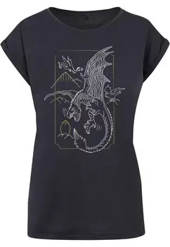 Футболка ABSOLUTE CULT Shirt Harry Potter - Dragon, ночной синий