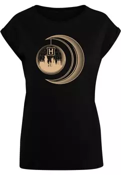 Футболка ABSOLUTE CULT Shirt Harry Potter - Hogwarts Moon, черный