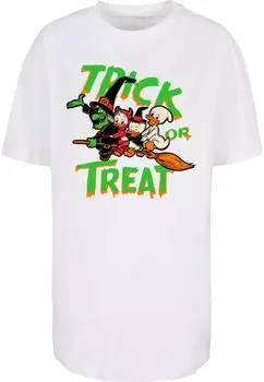 Футболка ABSOLUTE CULT Shirt Ladies Disney Ducktales - Halloween Trick Or Treat, белый