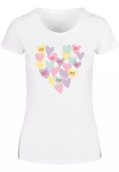Футболка ABSOLUTE CULT Shirt Mother s Day - Candy Hearts, белый