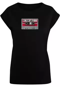 Футболка ABSOLUTE CULT Shirt Stranger Things - Cassette For Wil, черный