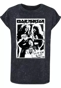 Футболка ABSOLUTE CULT Shirt Stranger Things - Eddie Munson Its My Year Poster, черный