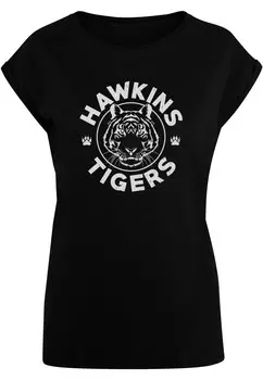 Футболка ABSOLUTE CULT Shirt Stranger Things - Hawkins Tiger, черный