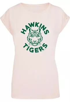Футболка ABSOLUTE CULT Shirt Stranger Things - Hawkins Tigers, цвет powder