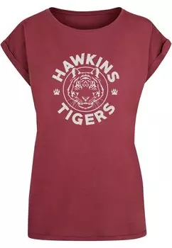 Футболка ABSOLUTE CULT Shirt Stranger Things - Hawkins Tiger, красный