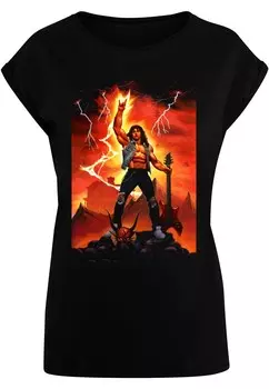 Футболка ABSOLUTE CULT Shirt Stranger Things - Hell Guitar, черный