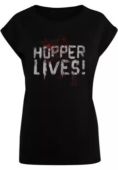 Футболка ABSOLUTE CULT Shirt Stranger Things - Hoppers Live, черный