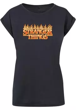 Футболка ABSOLUTE CULT Shirt Stranger Things, темно-синий