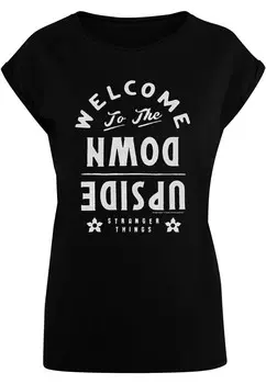 Футболка ABSOLUTE CULT Shirt Stranger Things - Welcome To The Upside Down, черный