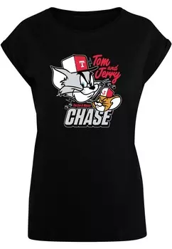 Футболка ABSOLUTE CULT Shirt Tom and Jerry - Chase, черный