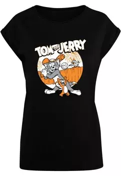 Футболка ABSOLUTE CULT Shirt Tom And Jerry - Baseball, черный