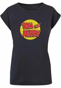 Футболка ABSOLUTE CULT Shirt Tom And Jerry - Circle, морской синий