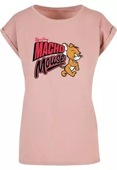Футболка ABSOLUTE CULT Shirt Tom And Jerry - Macho Mouse, розовый