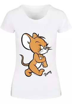 Футболка ABSOLUTE CULT Shirt Tom & Jerry Angry Mouse, белый