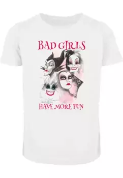 Футболка ABSOLUTE CULT "Женская футболка ABSOLUTE CULT для девочек Disney Classics - Bad Girls T-Shirt", белый