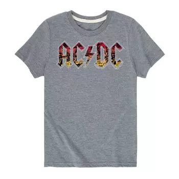 Футболка ACDC с логотипом и графическим рисунком для мальчиков 8–20 лет Licensed Character