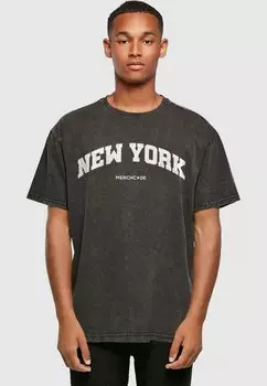 ФУТБОЛКА Acid WASHED New York Wording Merchcode