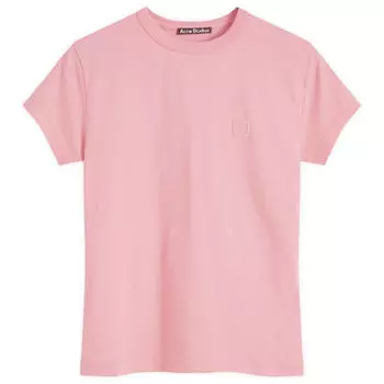 Футболка Acne Studios Face Baby T-Shirt, цвет Tango Pink