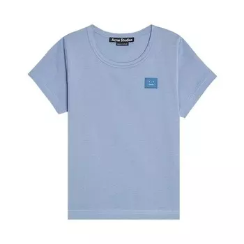 Футболка Acne Studios Kids Nash Face T-Shirt Pale Purple, фиолетовый