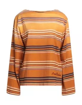 Футболка Acne Studios, коричневый