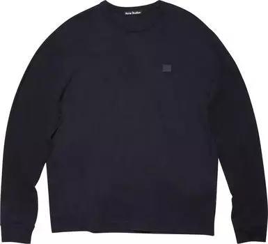 Футболка Acne Studios Long-Sleeve T-Shirt 'Black', черный