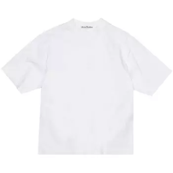 Футболка Acne Studios Printed T-Shirt 'Optic White', белый