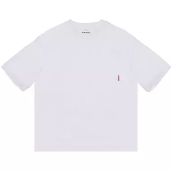 Футболка Acne Studios Short-Sleeve T-Shirt 'Optic White', белый